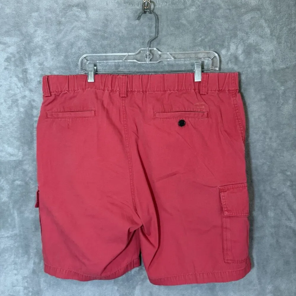 Tommy Bahama Men's Nantucket Red Cargo Shorts Medium Drawstring Elastic Waist